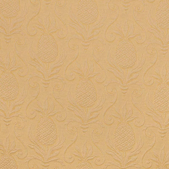 Charlotte Gold Pineapple Fabric Sample D3571