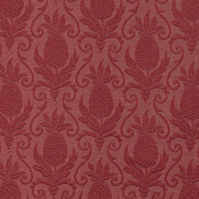 Charlotte Red Pineapple Fabric Sample D3574