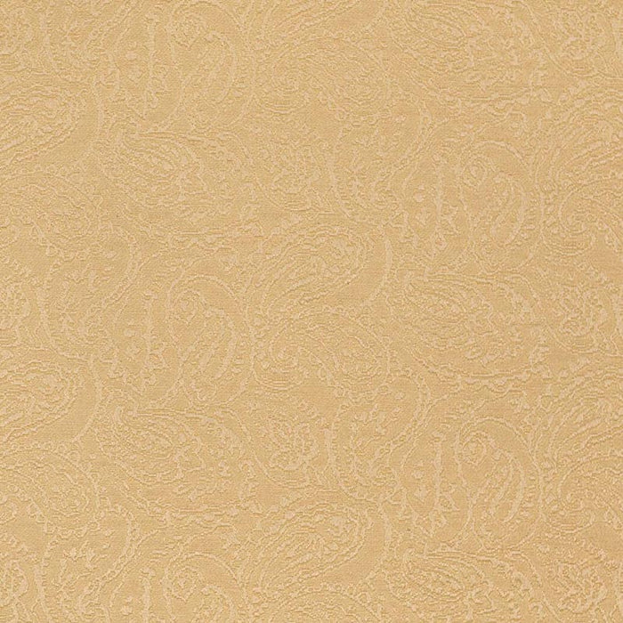 Charlotte Gold Paisley Fabric D3578