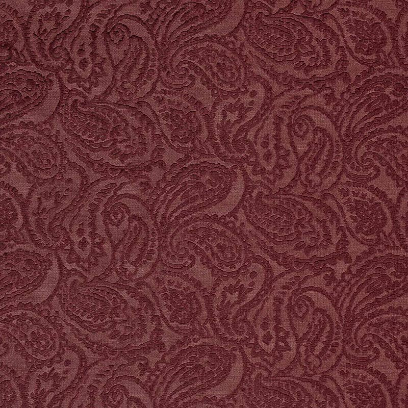 Charlotte Merlot Paisley Fabric Sample D3579