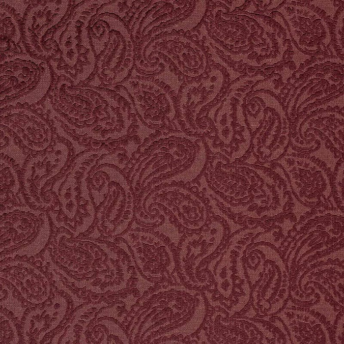 Charlotte Merlot Paisley Fabric Sample D3579