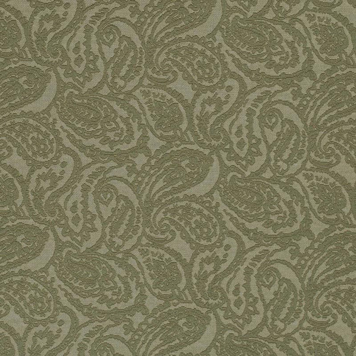 Charlotte Olive Paisley Fabric D3584