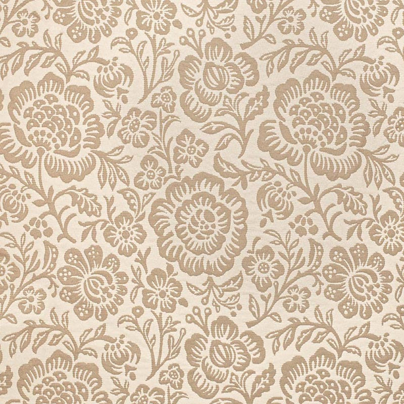 Charlotte Tan Bloom Fabric Sample D3594