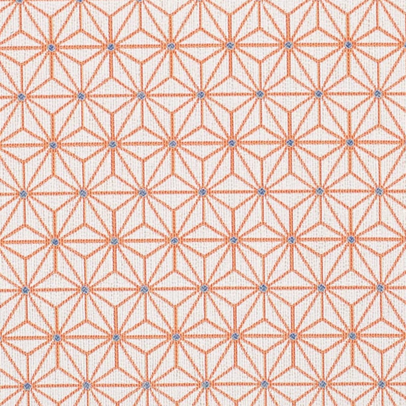 Charlotte Orange Fabric Sample D4312