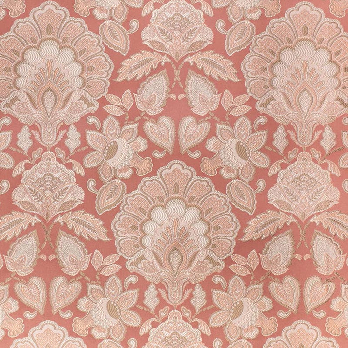 Charlotte Felicity Coral Fabric Sample D4435