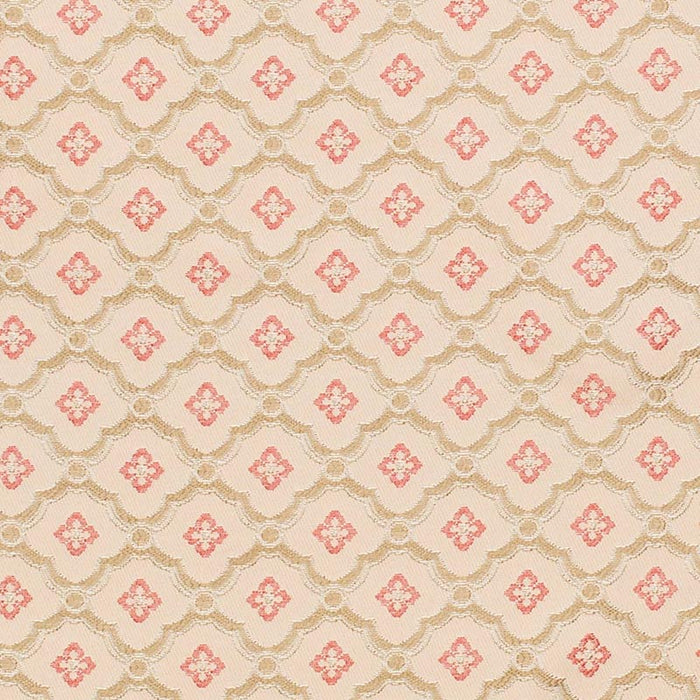 Charlotte Mae Coral Fabric Sample D4440