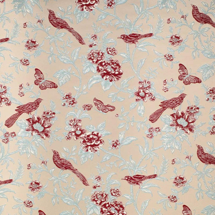 Charlotte Eden Cardinal Fabric Sample D4447