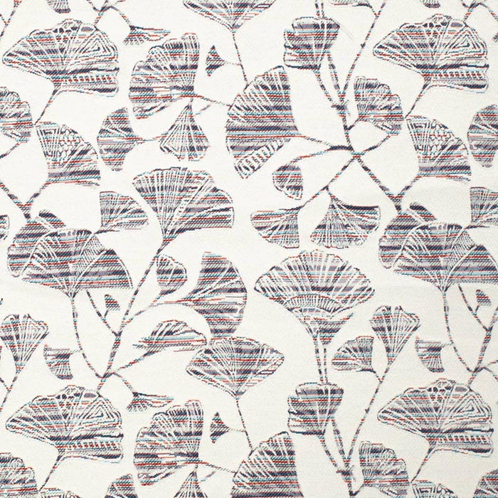 Charlotte Ginkgo Marine Fabric D4556