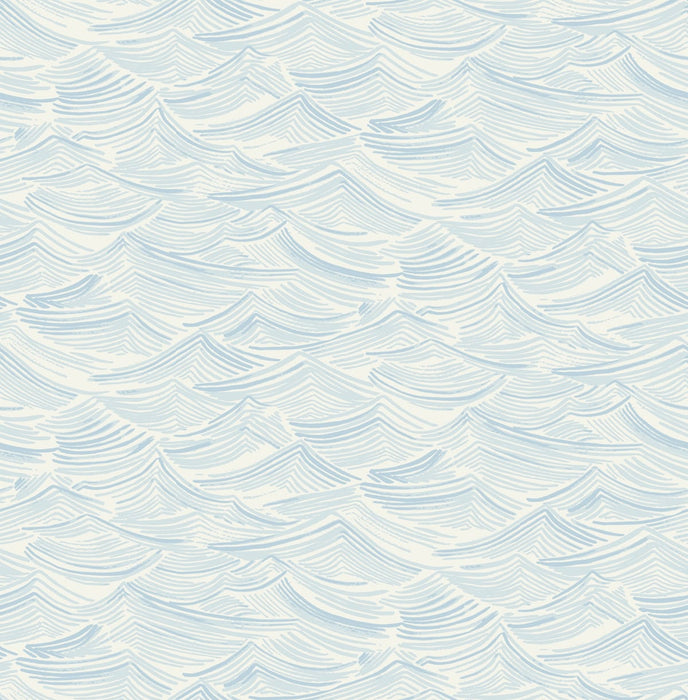 Seabrook Designs Calm Seas Sky Blue Wallpaper DA60502