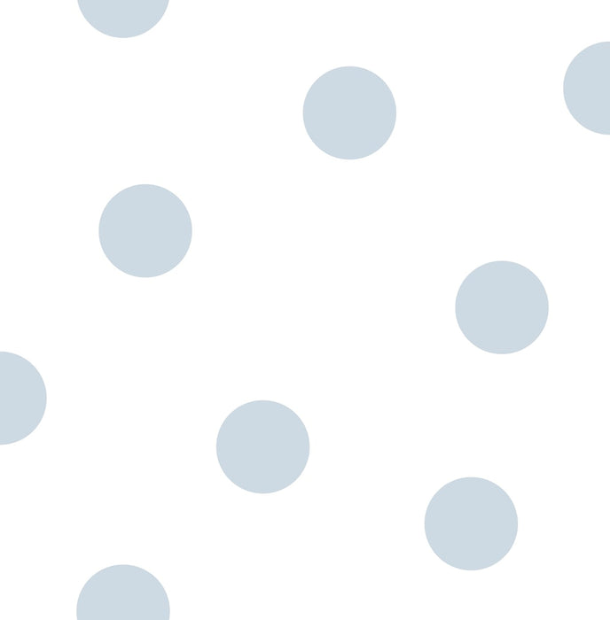 Seabrook Designs Dots Powder Blue Wallpaper DA61612