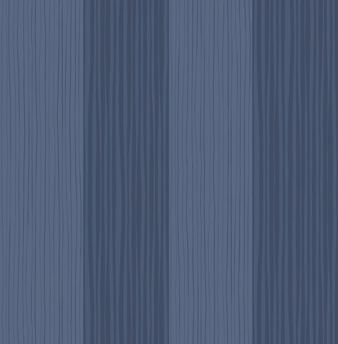 Seabrook Designs Stripes Navy Wallpaper Sample DA61804