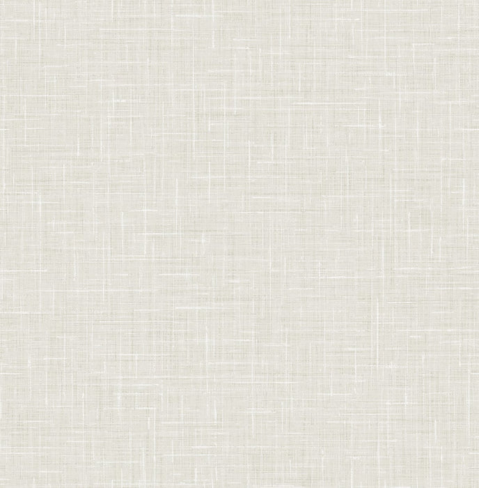 Seabrook Designs Linen Soft Gray Wallpaper DA63300