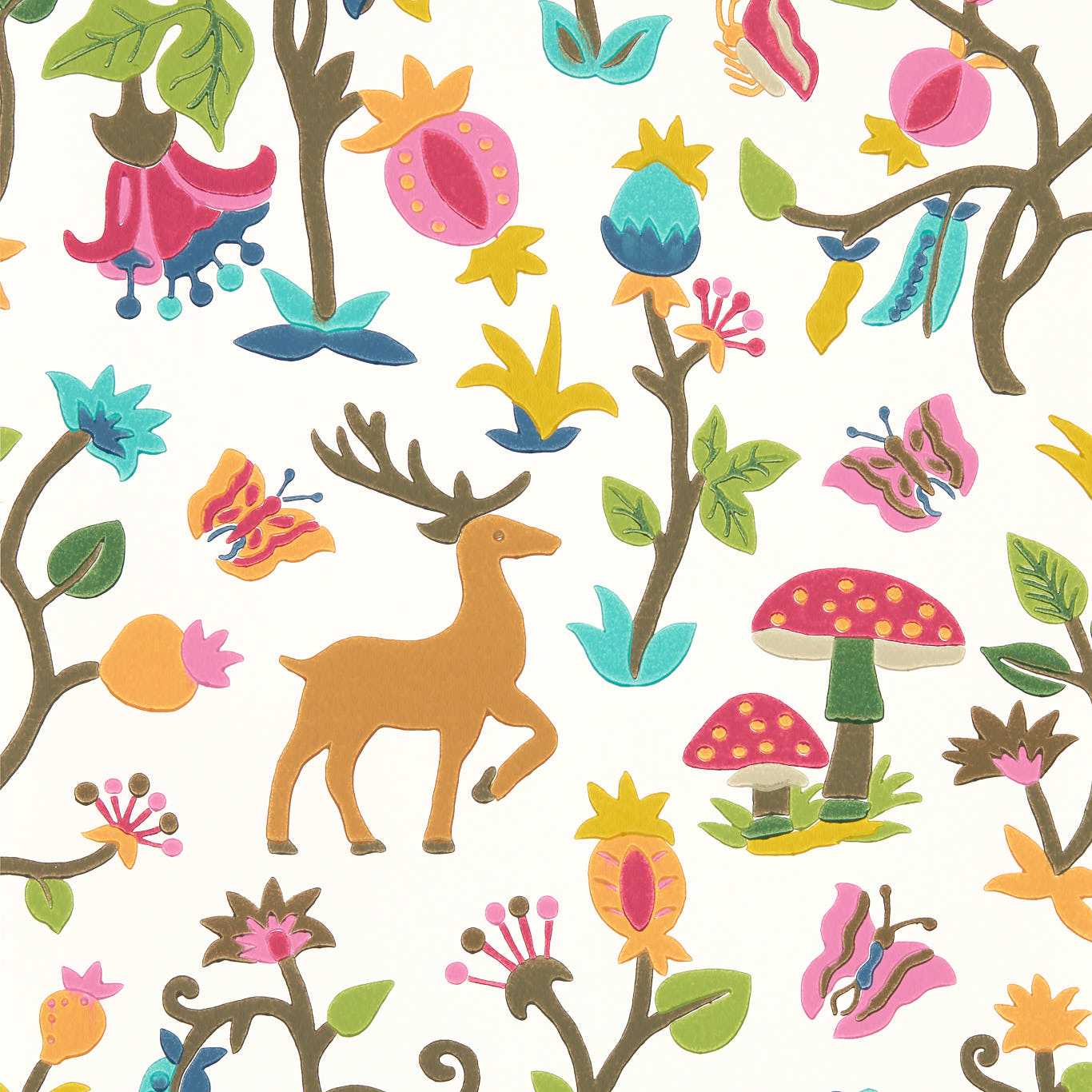 Sanderson Forest of Dean Brights/Multi Wallpaper DABW217217