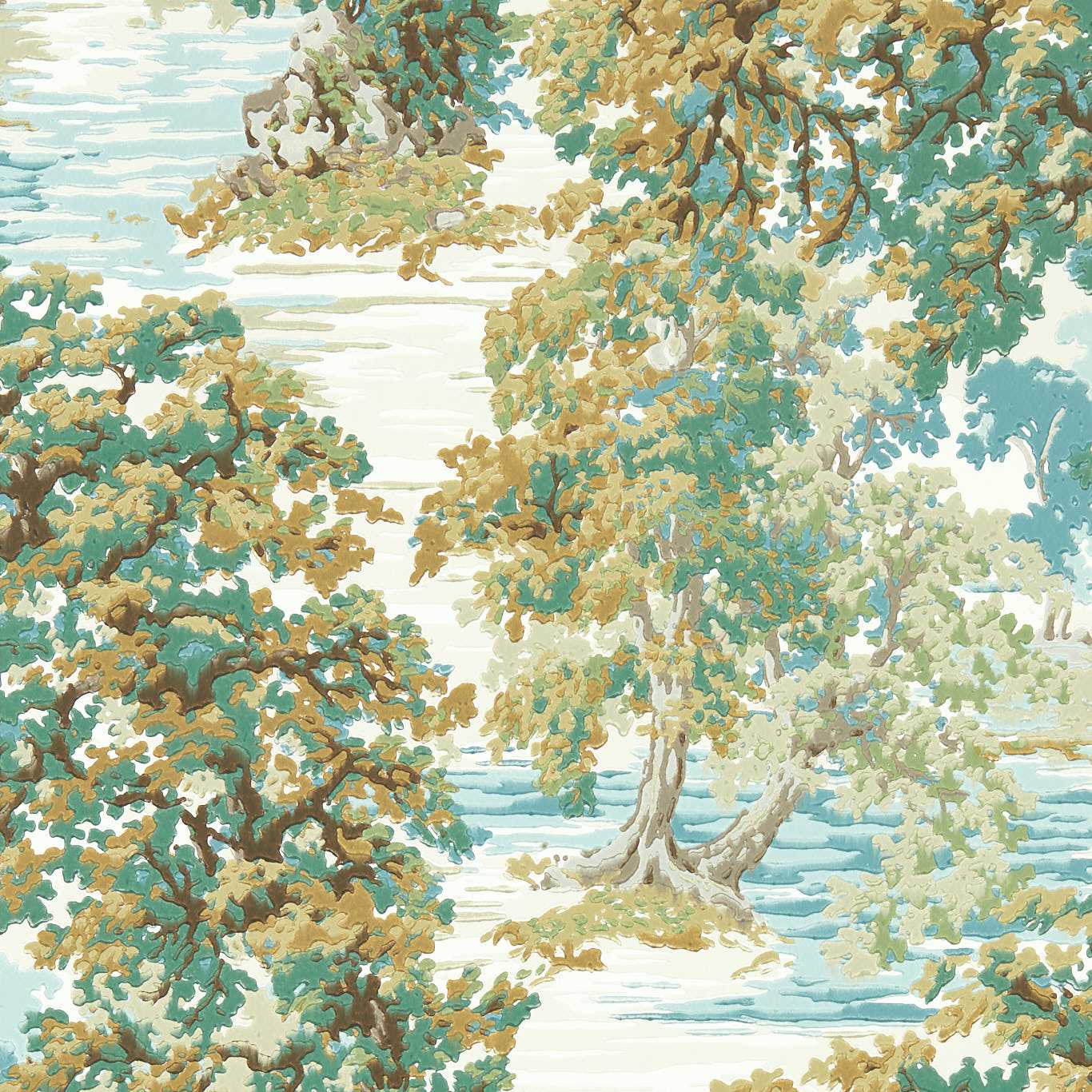 Sanderson Ancient Canopy Moss Wallpaper DABW217221