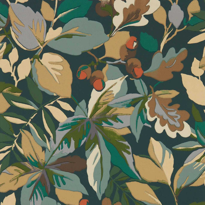 Sanderson Robin’s Wood Forest Green/Sap Green Wallpaper DABW217224