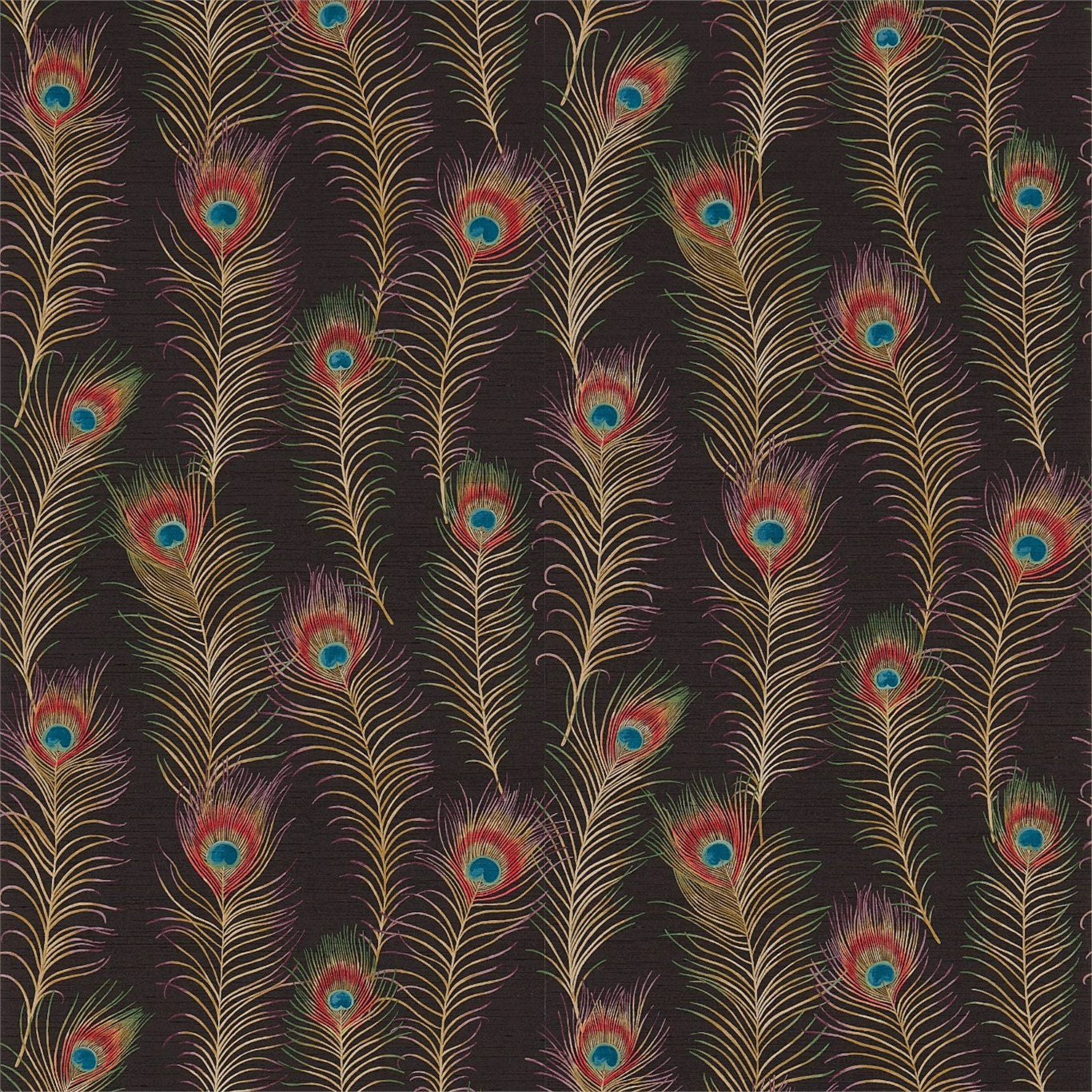 Sanderson Themis Carbon/Purple 213062 Wallpaper Sample DAEG213062