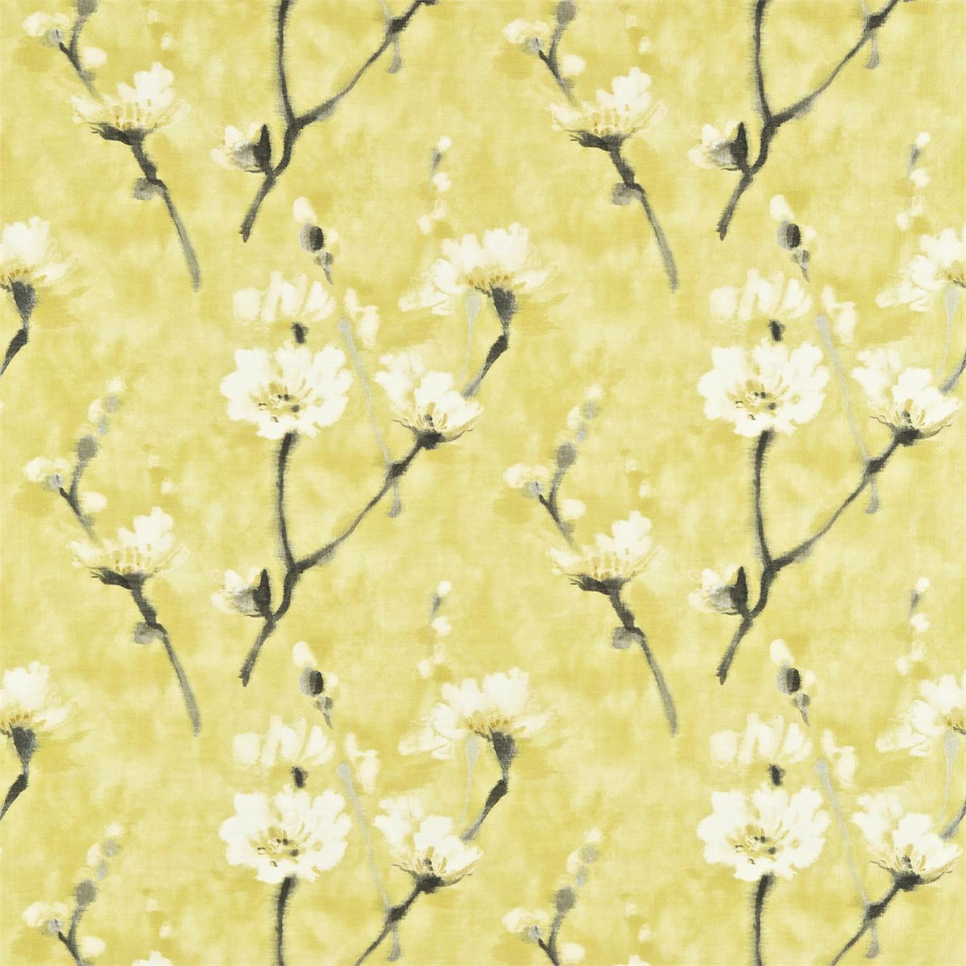 Sanderson Eleni Indian Yellow 222945 Fabric Sample DAEG222945