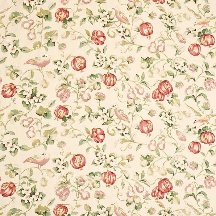 Sanderson Pear & Pomegranate Mauve/ Fennel PE203 Fabric Sample DAPGPE203