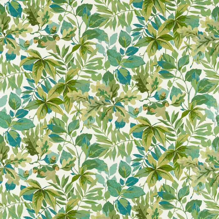 Sanderson Robin’s Wood Forest Green/Sap Green Fabric Sample DARF227058