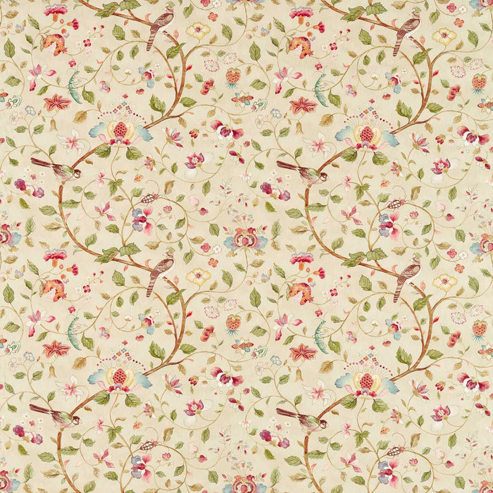 Sanderson Aril’s Garden Olive/Mulberry Fabric DARF227068