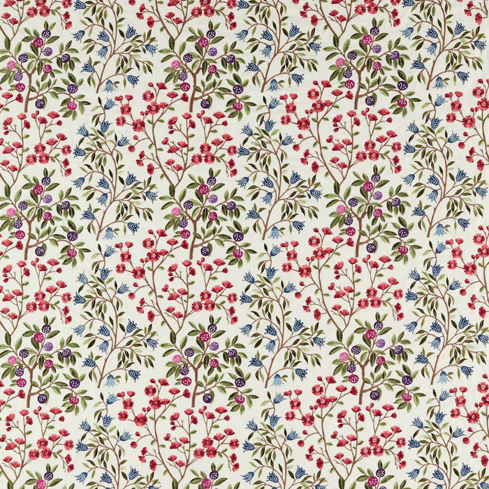 Sanderson Foraging Embroidery Meadow Violet Fabric DARF237315