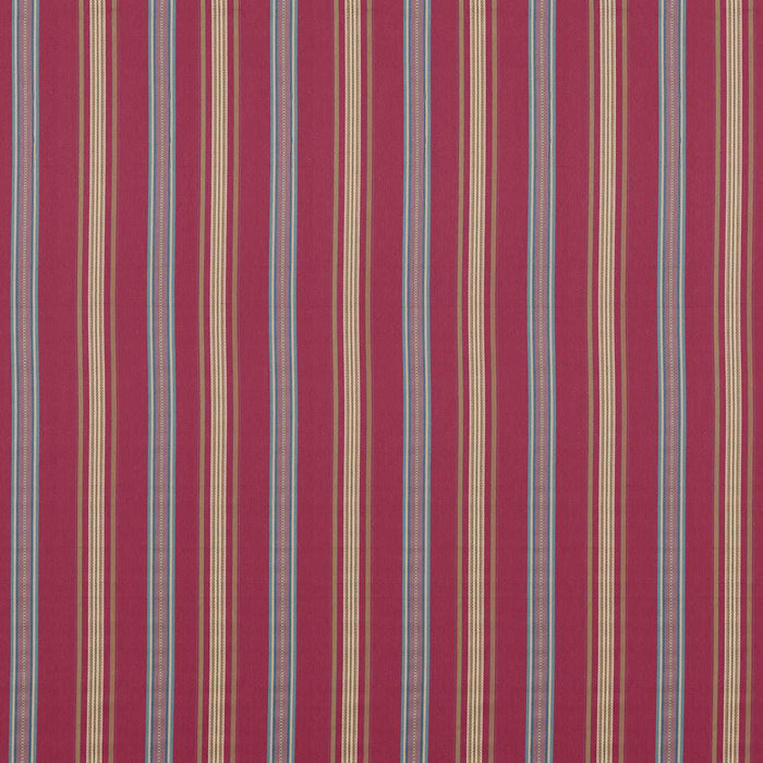 Sanderson Valley Stripe Mulberry/Blue Fabric Sample DARF237326