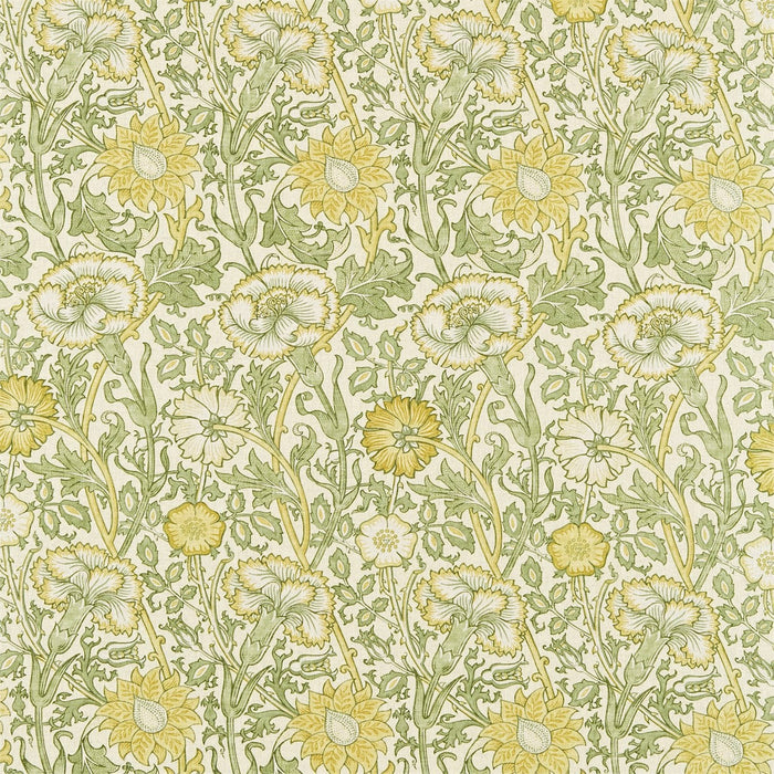 Morris & Co Pink & Rose Cowslip/Fennel 222530 Fabric Sample DARP222530