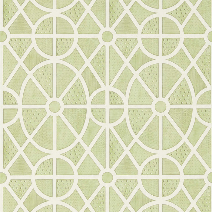 Sanderson Garden Plan Garden Green 216315 Wallpaper Sample DART216315