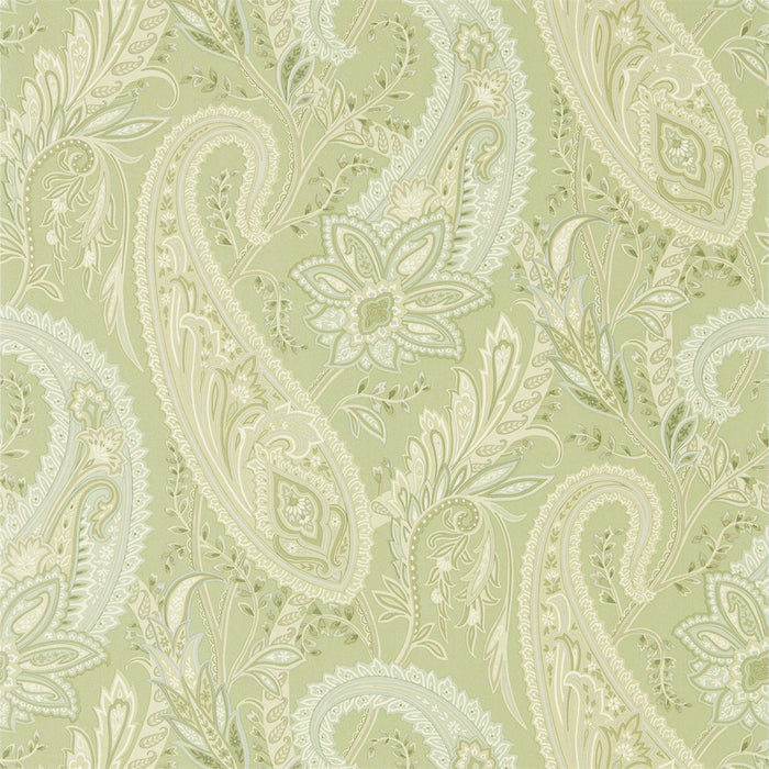 Sanderson Cashmere Paisley Garden Green 216320 Wallpaper Sample DART216320