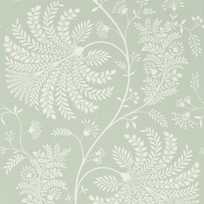 Sanderson Mapperton Sage/Cream 216341 Wallpaper Sample DART216341