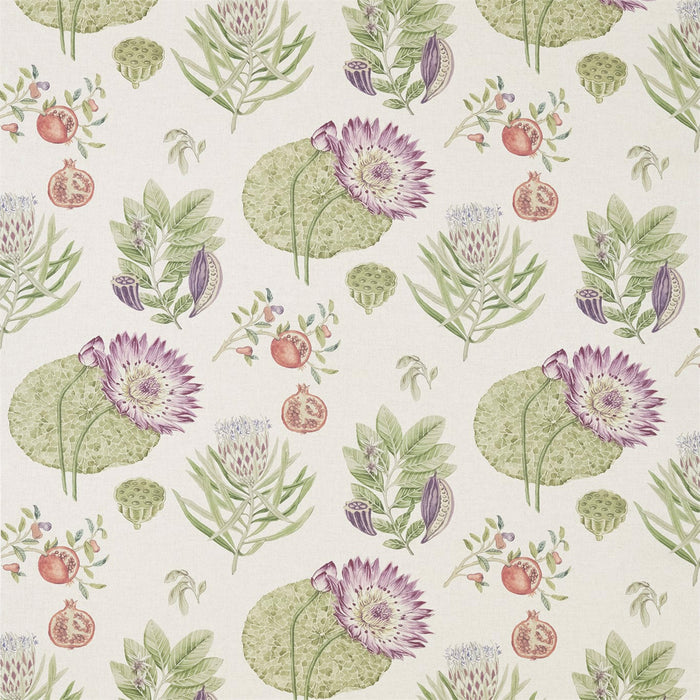 Sanderson Lily Bank Fig Forest 226305 Fabric Sample DART226305