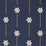 Sanderson Thalia Indigo/Natural 226313 Fabric Sample DART226313