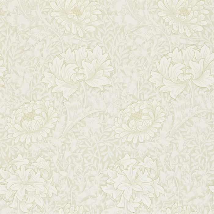 Morris & Co Chrysanthemum Chalk 212546 Wallpaper Sample DARW212546