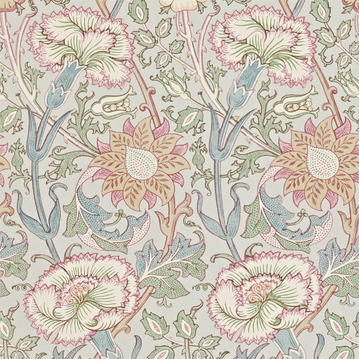 Morris & Co Pink & Rose Eggshell/Rose 212568 Wallpaper Sample DARW212568