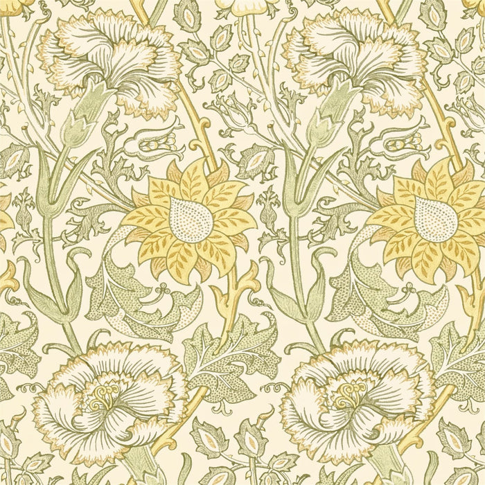 Morris & Co Pink & Rose Cowslip/Fennel 212569 Wallpaper Sample DARW212569