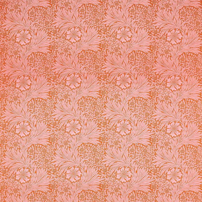 Morris & Co Marigold Orange/Pink 226844 Fabric Sample DBPF226844