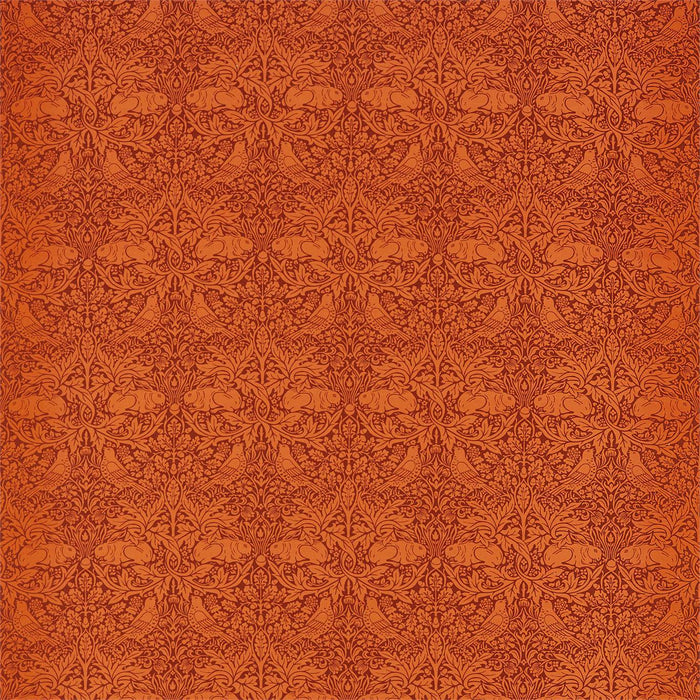 Morris & Co Brer Rabbit Burnt Orange 226849 Fabric Sample DBPF226849