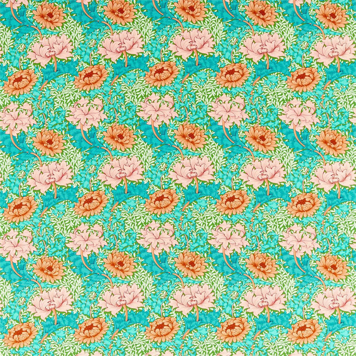 Morris & Co Chrysanthemum Summer 226855 Fabric Sample DBPF226855