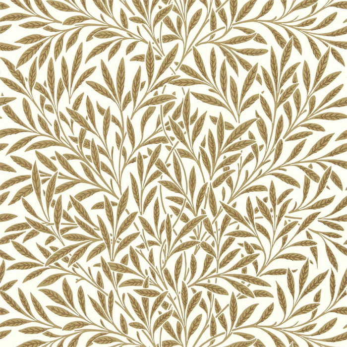 Morris & Co Willow Cream/Brown 216965 Wallpaper Sample DBPW216965