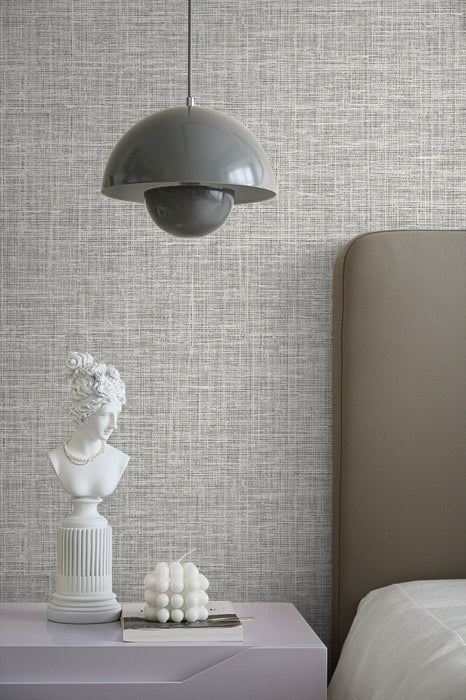 Seabrook Designs Soho Linen Eternity Wallpaper Sample DC60405