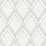 Seabrook Designs Brooklyn Diamond Metallic Silver Wallpaper Sample DC60510