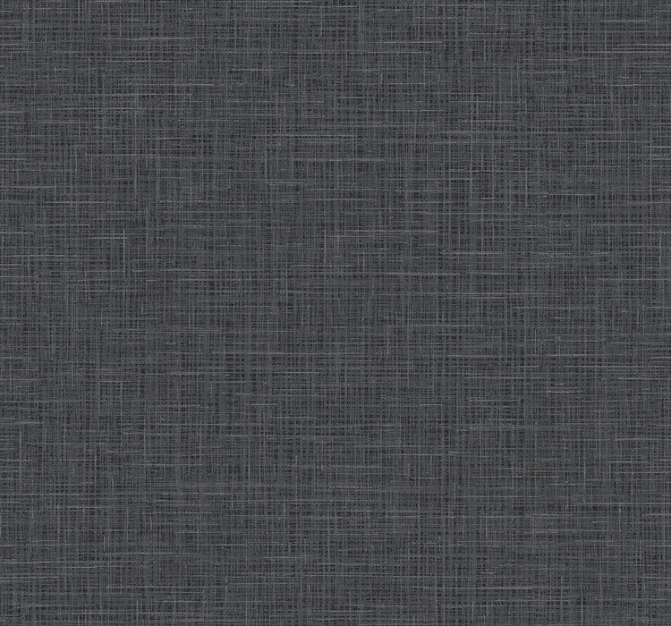 Seabrook Designs Glitter Faux Finish Coal Wallpaper Sample DC60712