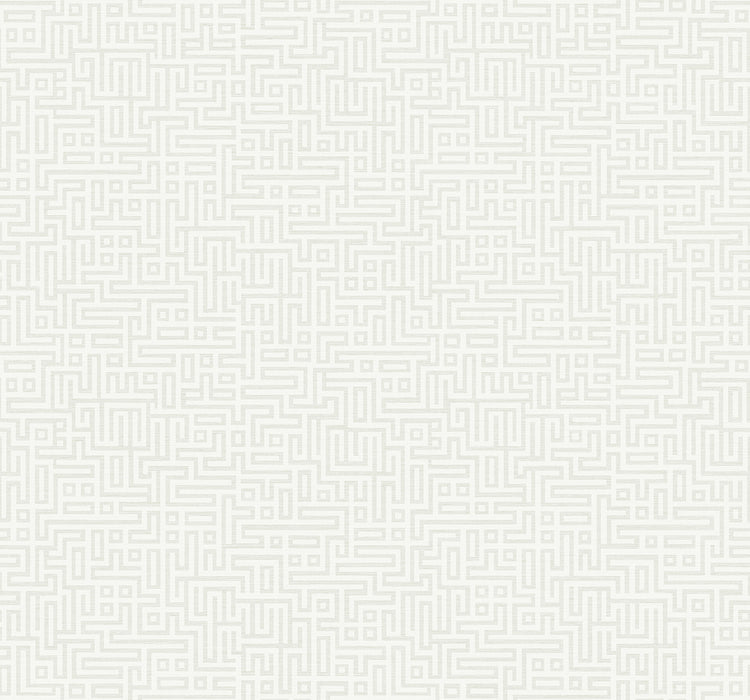 Seabrook Designs Rockefellar Maze Margalo Wallpaper Sample DC60900