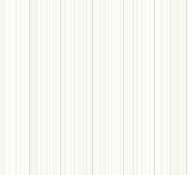 Seabrook Designs Rockefeller Stripe Dove White Wallpaper Sample DC61407