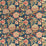 Sanderson Indra Flower Indigo/Cherry 226639 Fabric Sample DCEF226639