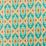 Sanderson Niyali Teal/Saffron 226648 Fabric Sample DCEF226648