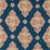 Sanderson Siam Diamond Cobalt/Flame 226652 Fabric Sample DCEF226652