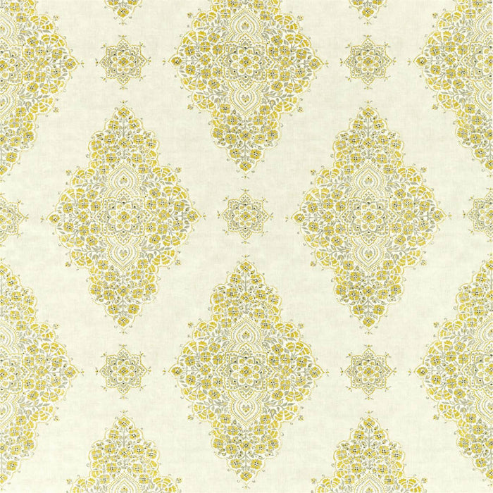 Sanderson Siam Diamond Sumac/Grey 226654 Fabric Sample DCEF226654