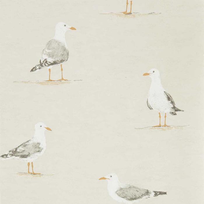 Sanderson Shore Birds Driftwood 216563 Wallpaper Sample DCOA216563