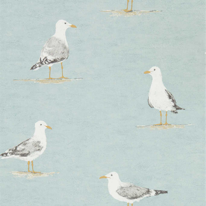 Sanderson Shore Birds Sky 216564 Wallpaper Sample DCOA216564